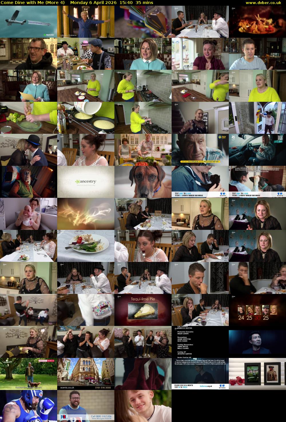 Come Dine with Me (More 4) Monday 6 April 2026 15:40 - 16:15