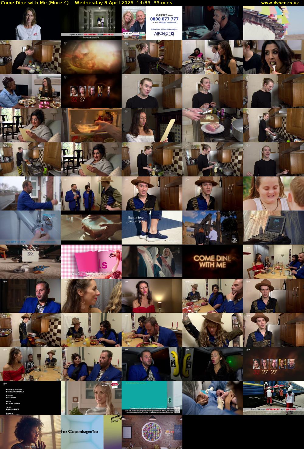 Come Dine with Me (More 4) Wednesday 8 April 2026 14:35 - 15:10