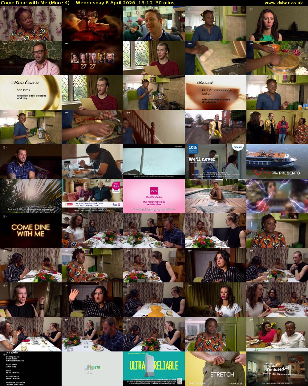 Come Dine with Me (More 4) Wednesday 8 April 2026 15:10 - 15:40