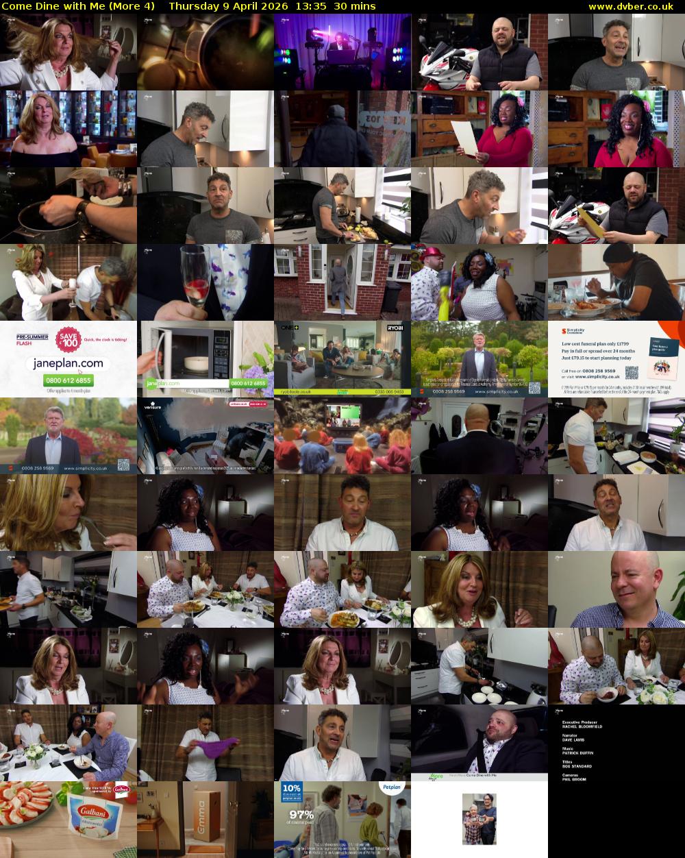 Come Dine with Me (More 4) Thursday 9 April 2026 13:35 - 14:05