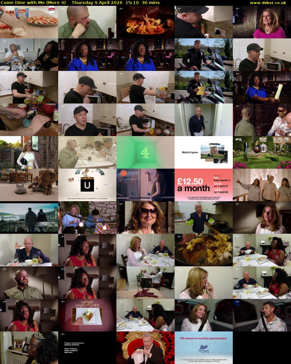 Come Dine with Me (More 4) Thursday 9 April 2026 15:10 - 15:40