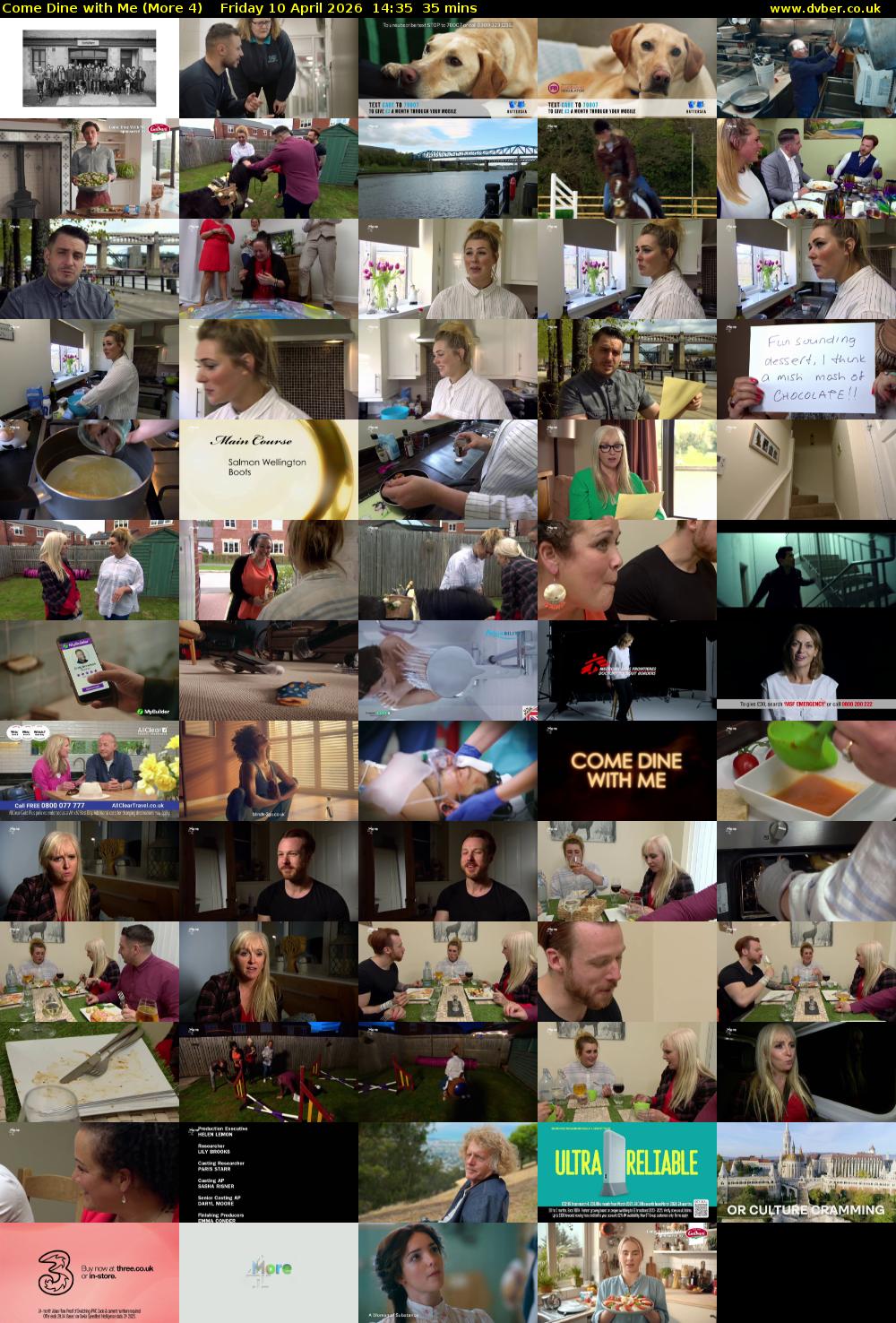 Come Dine with Me (More 4) Friday 10 April 2026 14:35 - 15:10