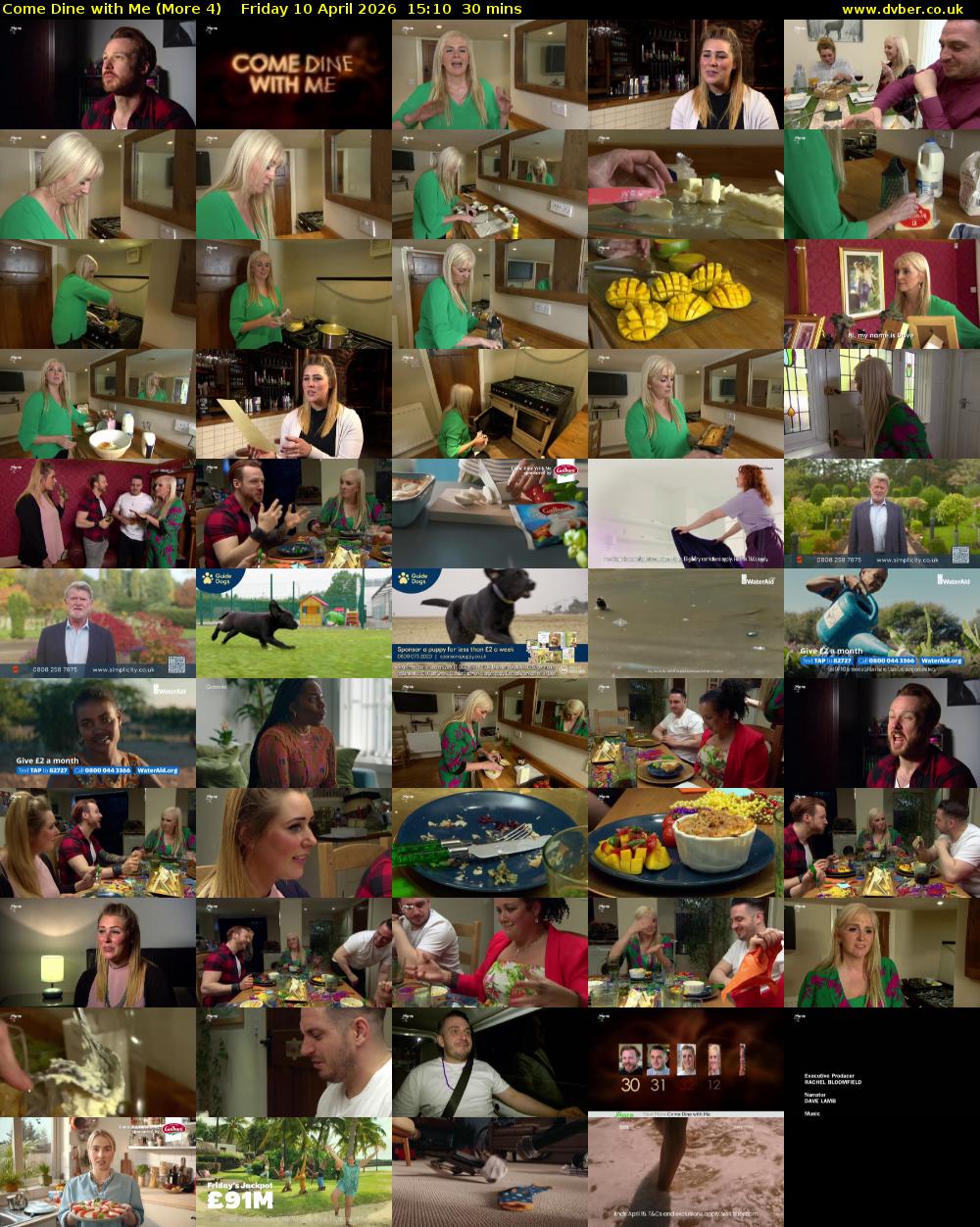 Come Dine with Me (More 4) Friday 10 April 2026 15:10 - 15:40