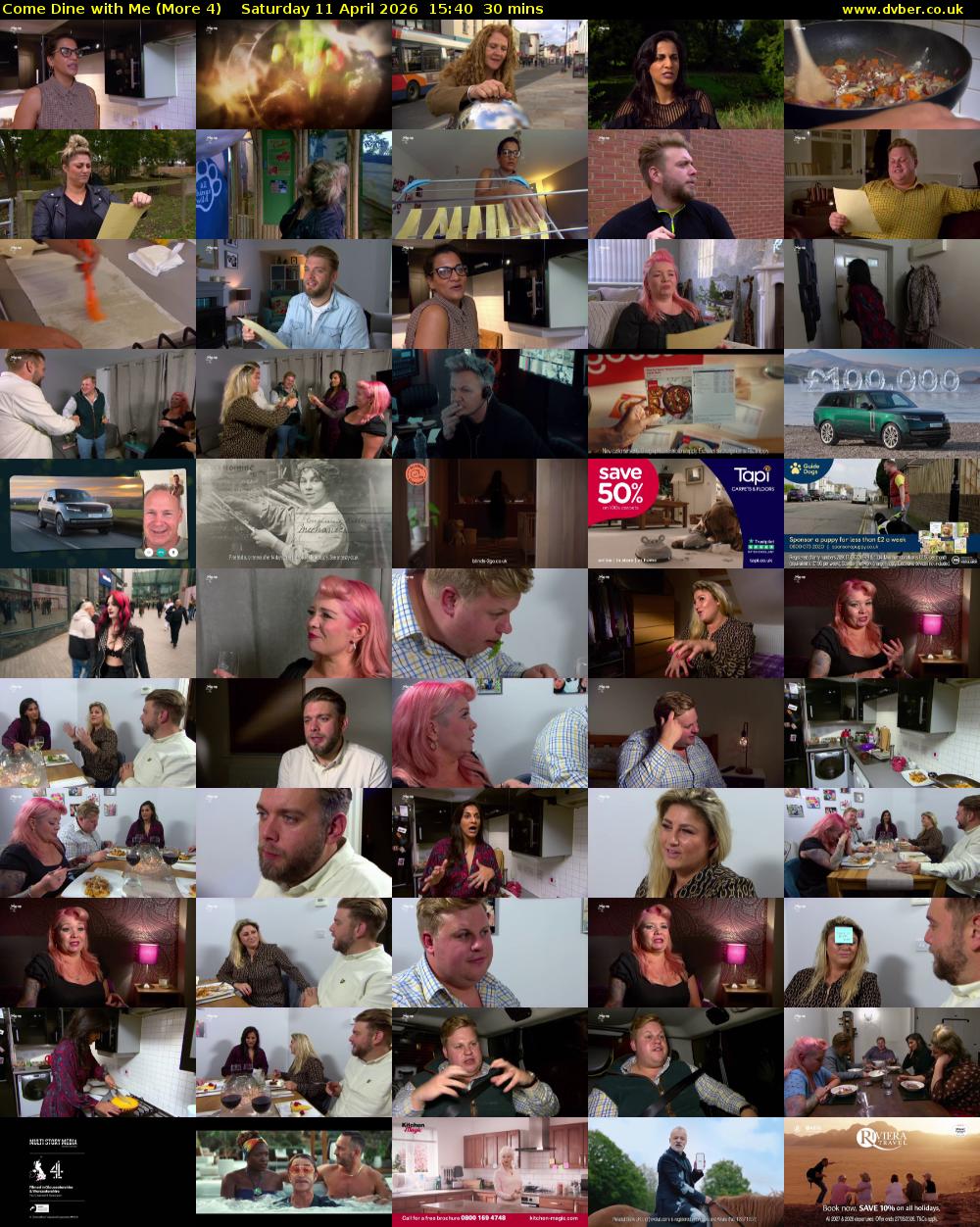 Come Dine with Me (More 4) Saturday 11 April 2026 15:40 - 16:10