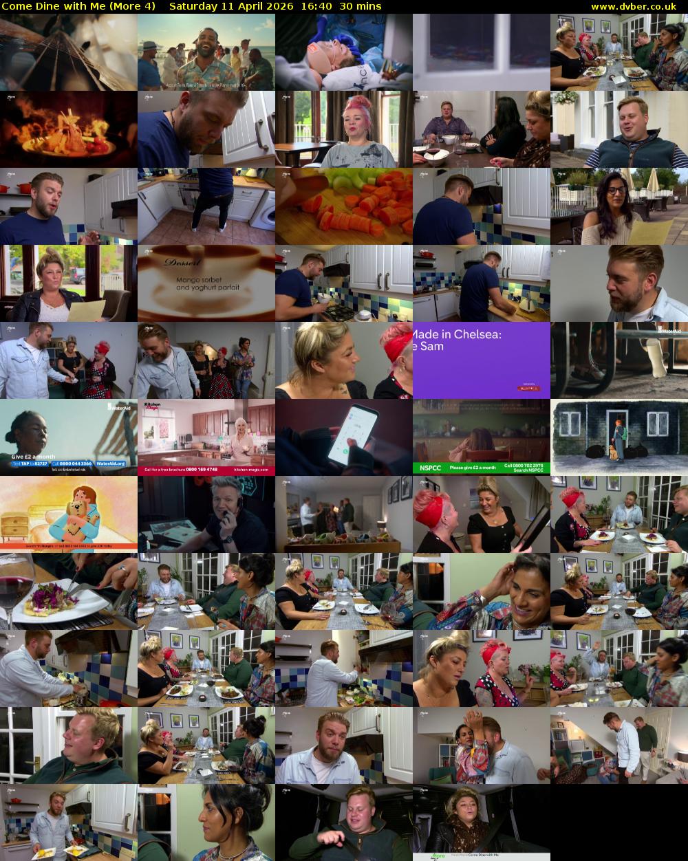 Come Dine with Me (More 4) Saturday 11 April 2026 16:40 - 17:10