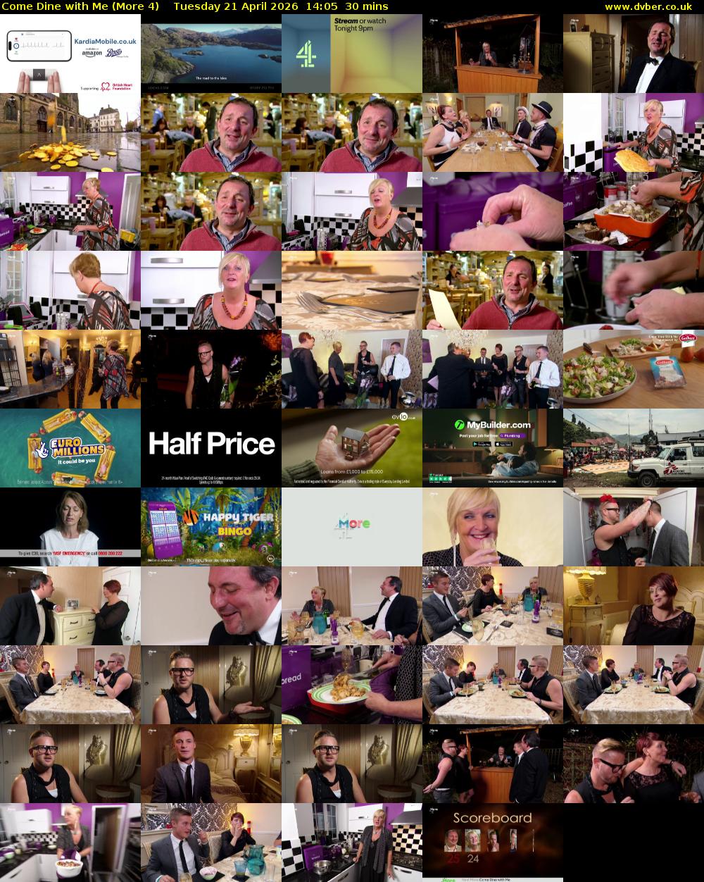 Come Dine with Me (More 4) Tuesday 21 April 2026 14:05 - 14:35