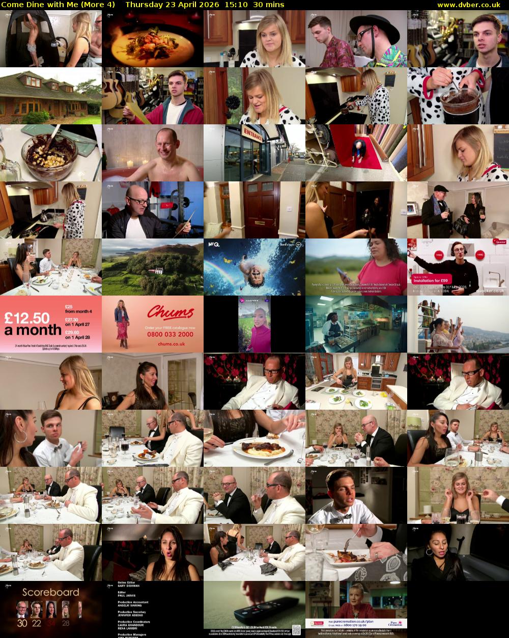 Come Dine with Me (More 4) Thursday 23 April 2026 15:10 - 15:40