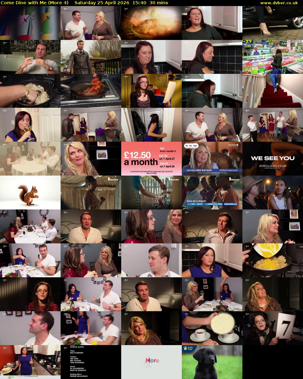 Come Dine with Me (More 4) Saturday 25 April 2026 15:40 - 16:10