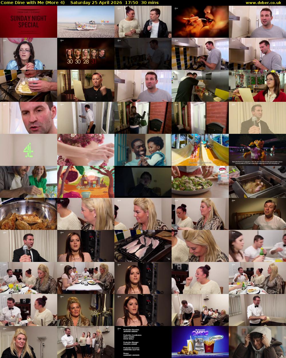 Come Dine with Me (More 4) Saturday 25 April 2026 17:50 - 18:20