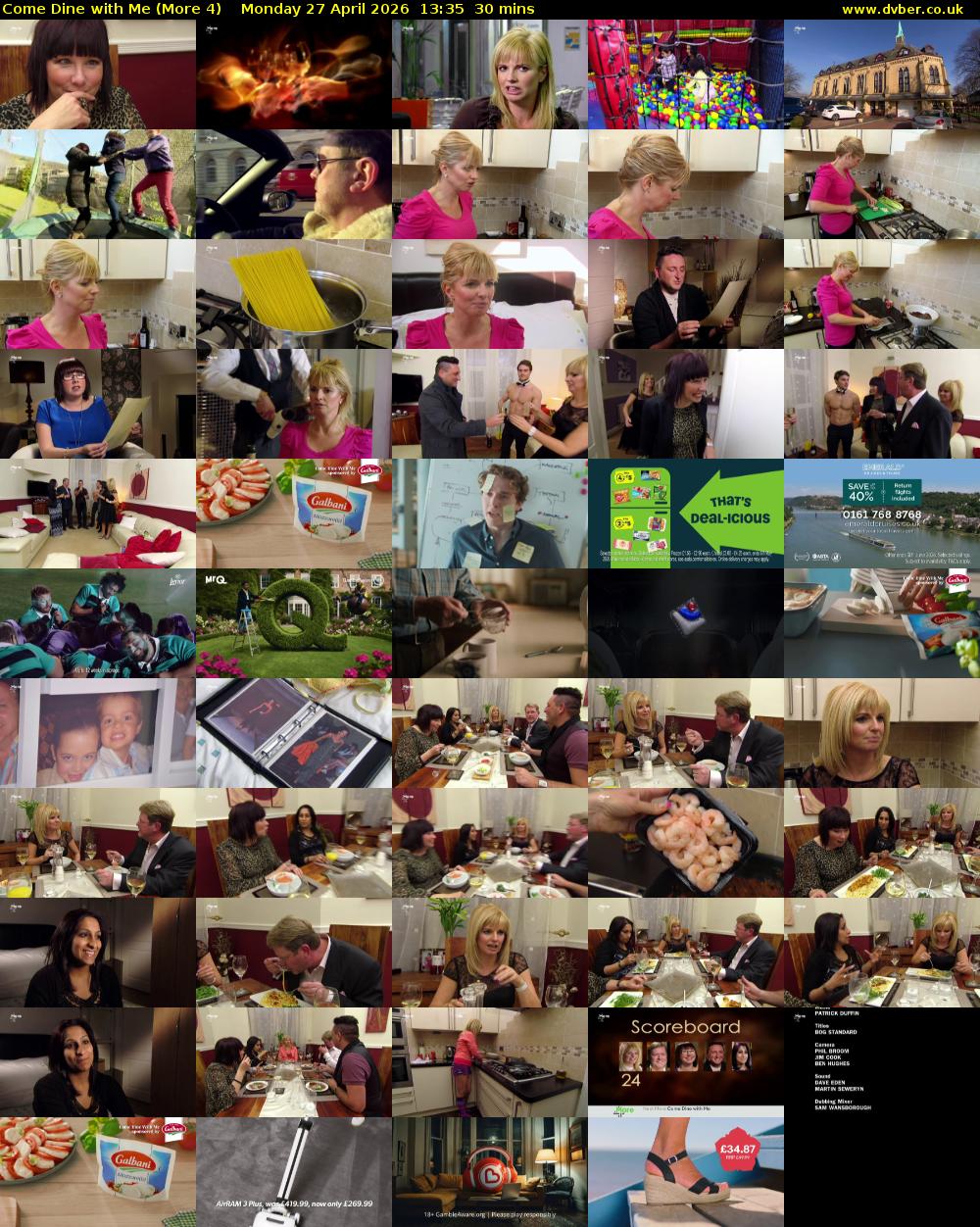Come Dine with Me (More 4) Monday 27 April 2026 13:35 - 14:05