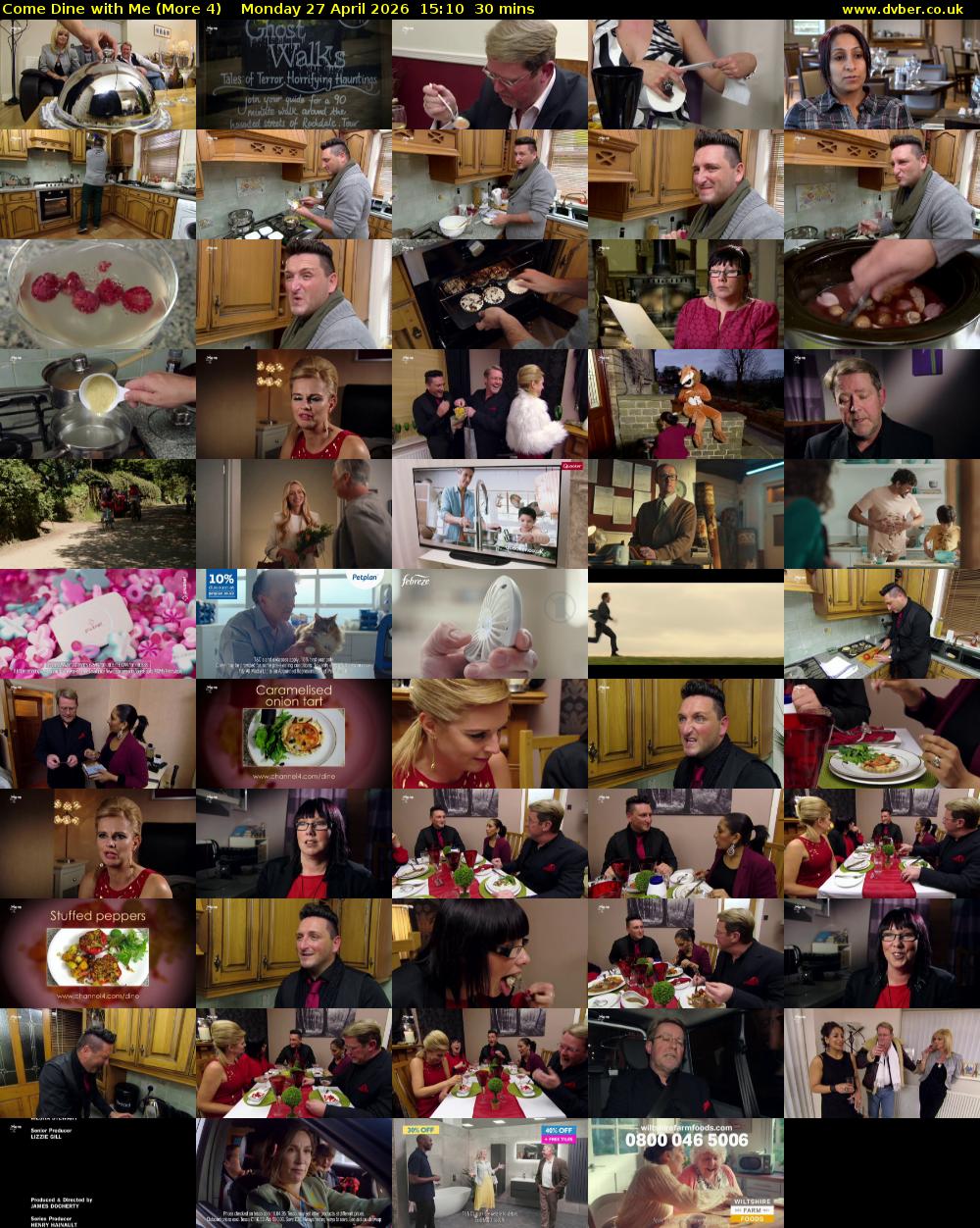 Come Dine with Me (More 4) Monday 27 April 2026 15:10 - 15:40