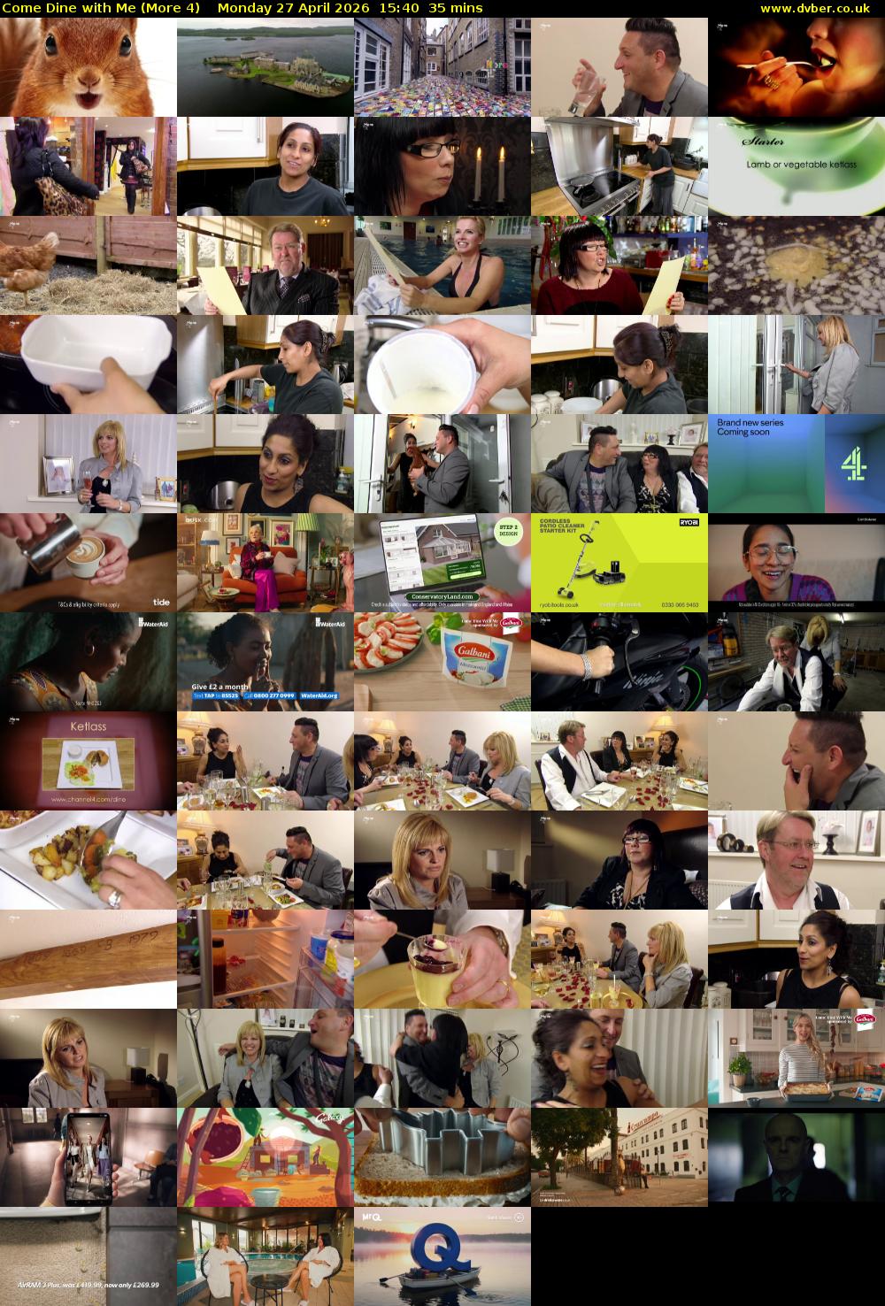 Come Dine with Me (More 4) Monday 27 April 2026 15:40 - 16:15