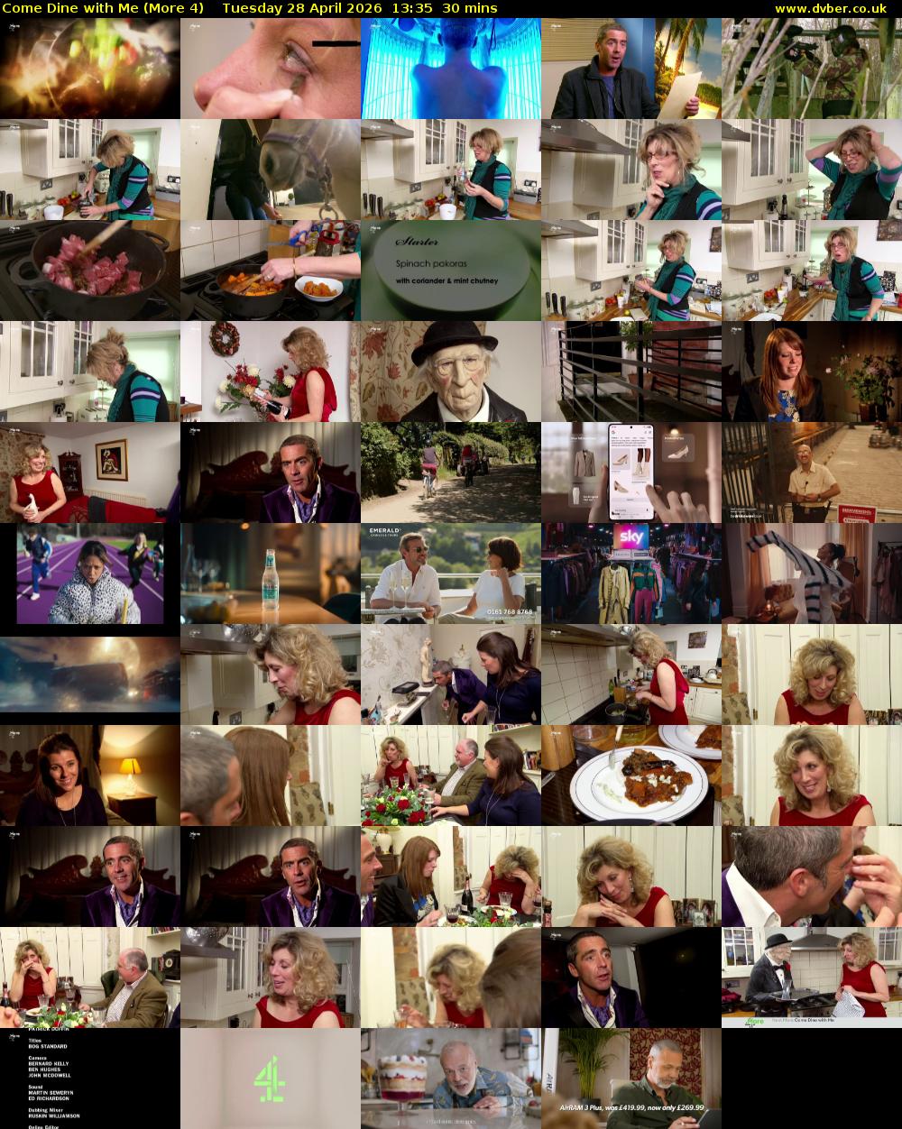 Come Dine with Me (More 4) Tuesday 28 April 2026 13:35 - 14:05