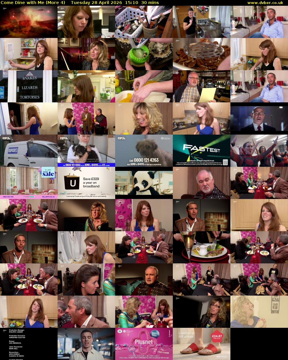 Come Dine with Me (More 4) Tuesday 28 April 2026 15:10 - 15:40