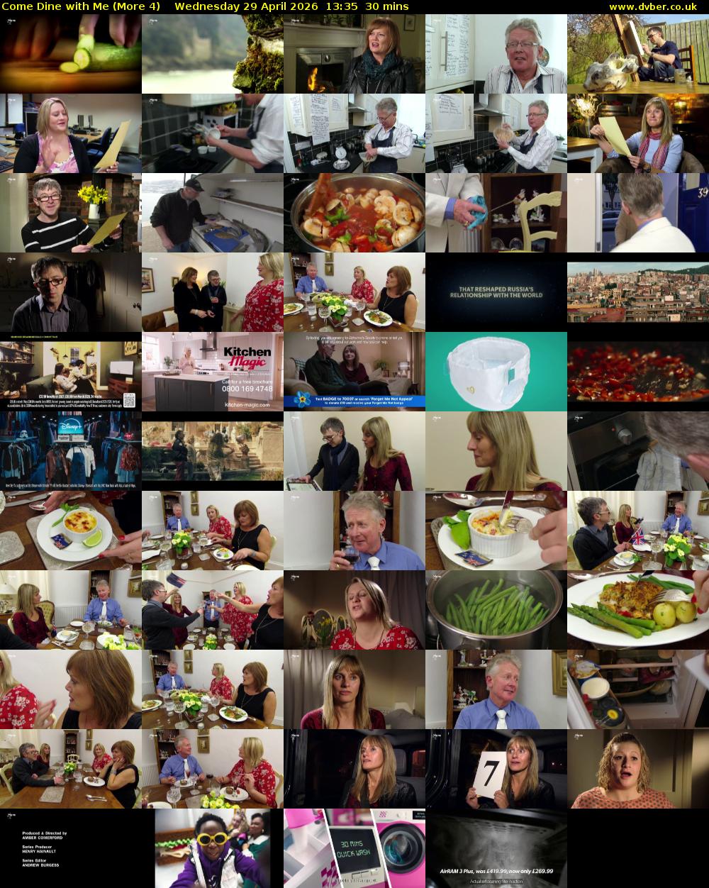 Come Dine with Me (More 4) Wednesday 29 April 2026 13:35 - 14:05