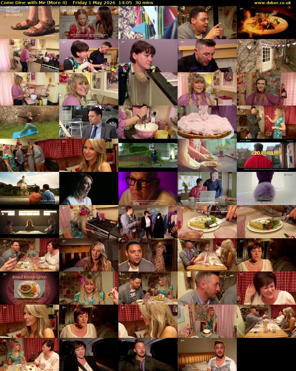 Come Dine with Me (More 4) Friday 1 May 2026 14:05 - 14:35