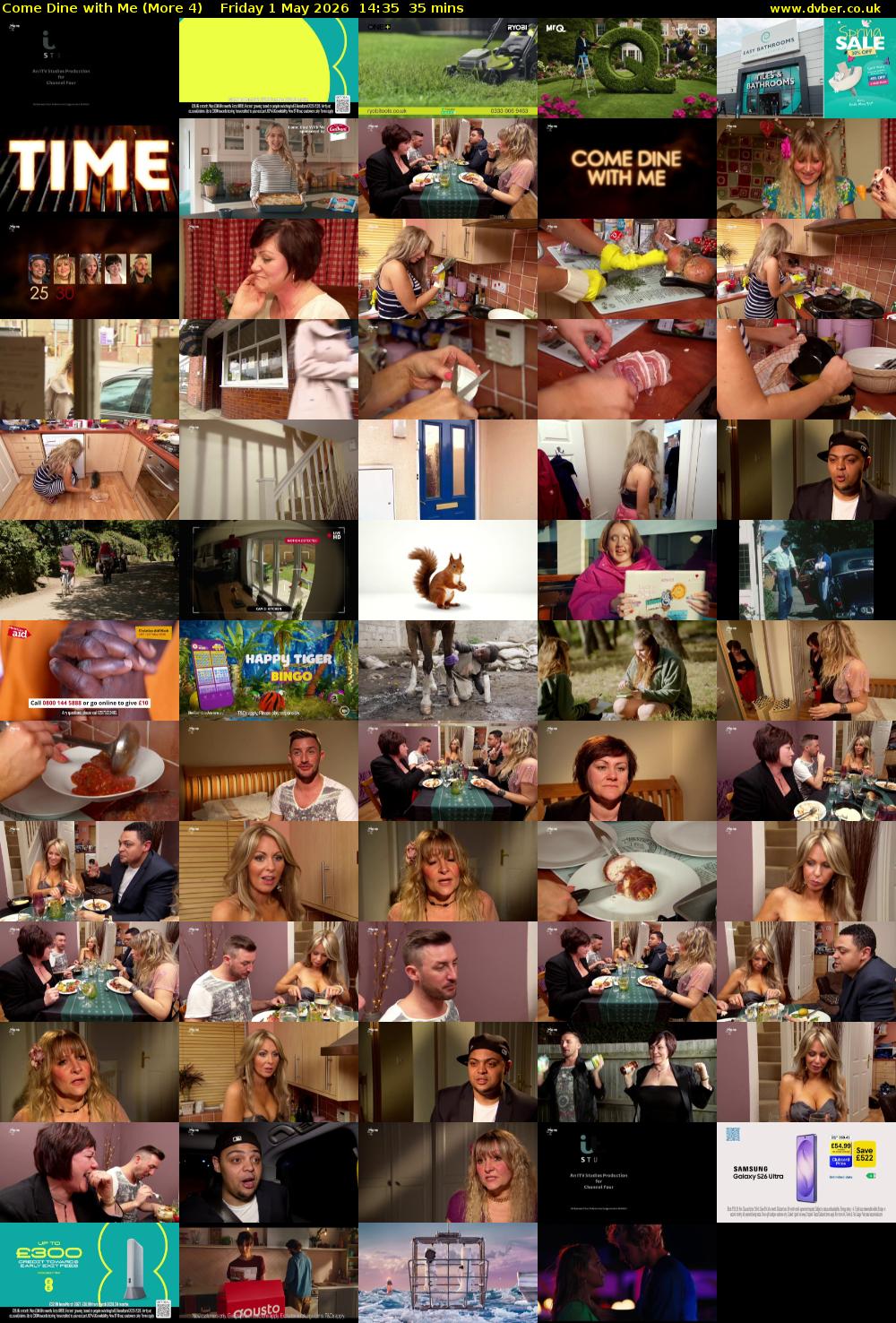 Come Dine with Me (More 4) Friday 1 May 2026 14:35 - 15:10