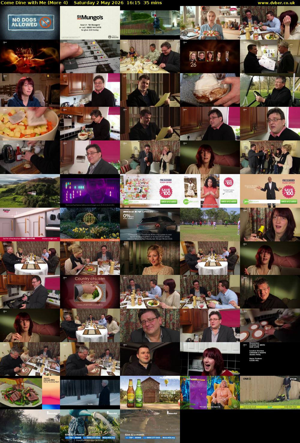 Come Dine with Me (More 4) Saturday 2 May 2026 16:15 - 16:50