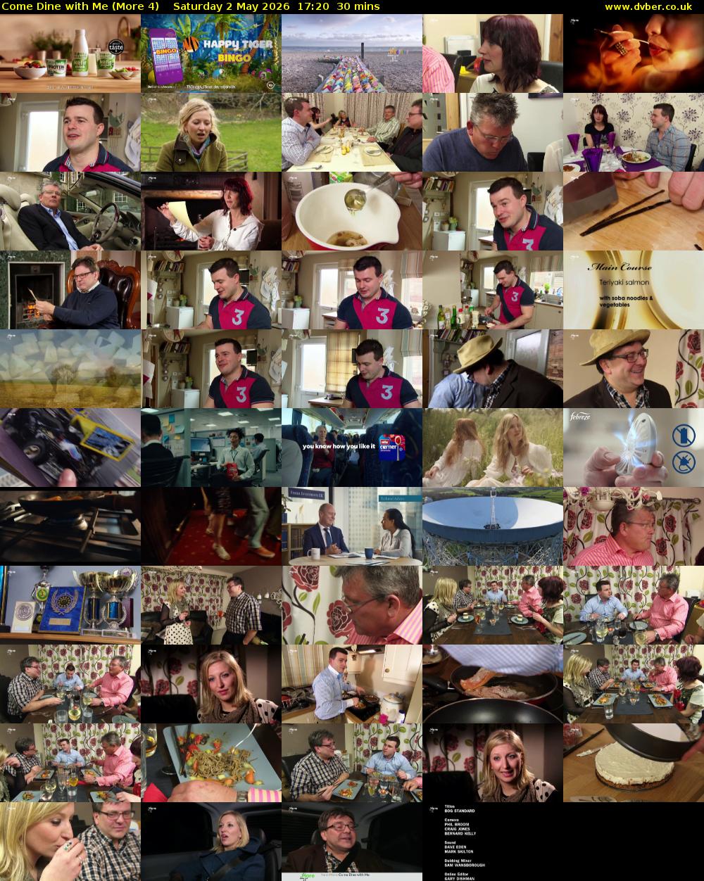 Come Dine with Me (More 4) Saturday 2 May 2026 17:20 - 17:50