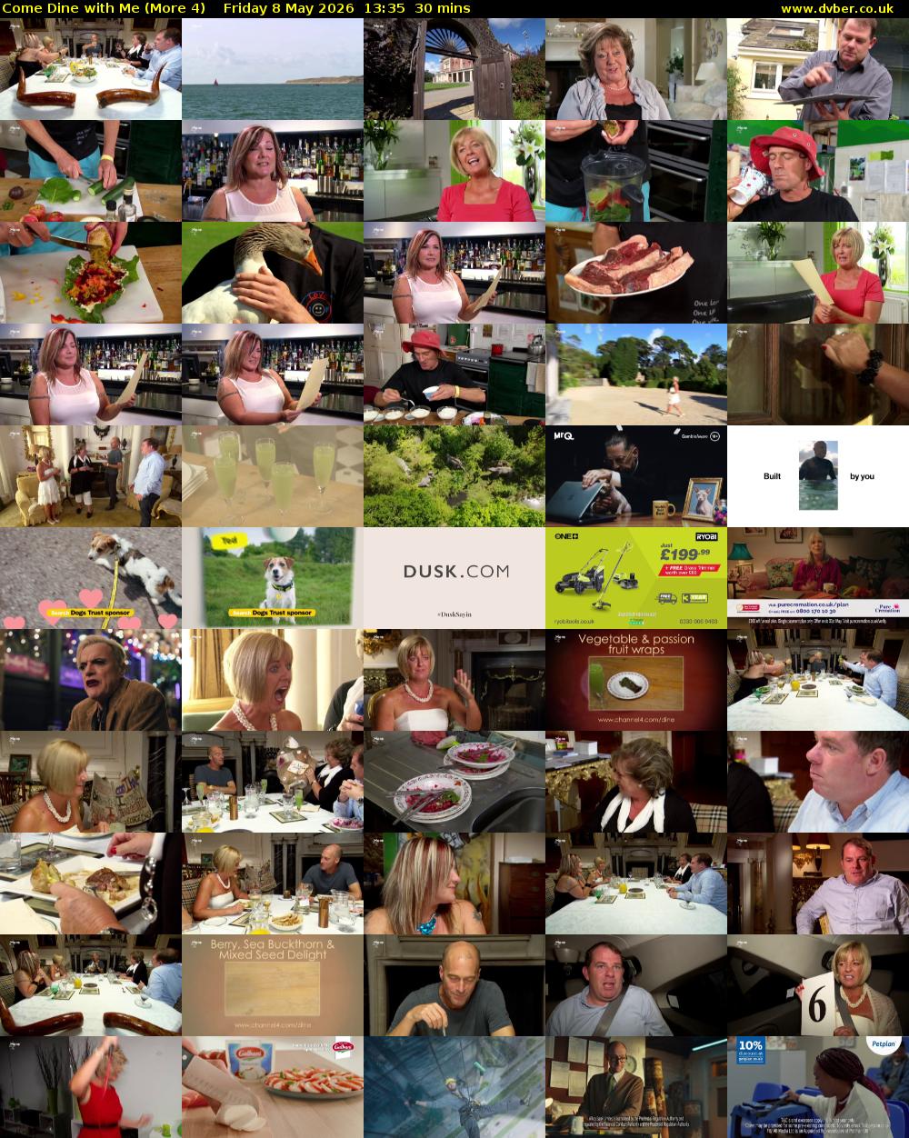 Come Dine with Me (More 4) Friday 8 May 2026 13:35 - 14:05