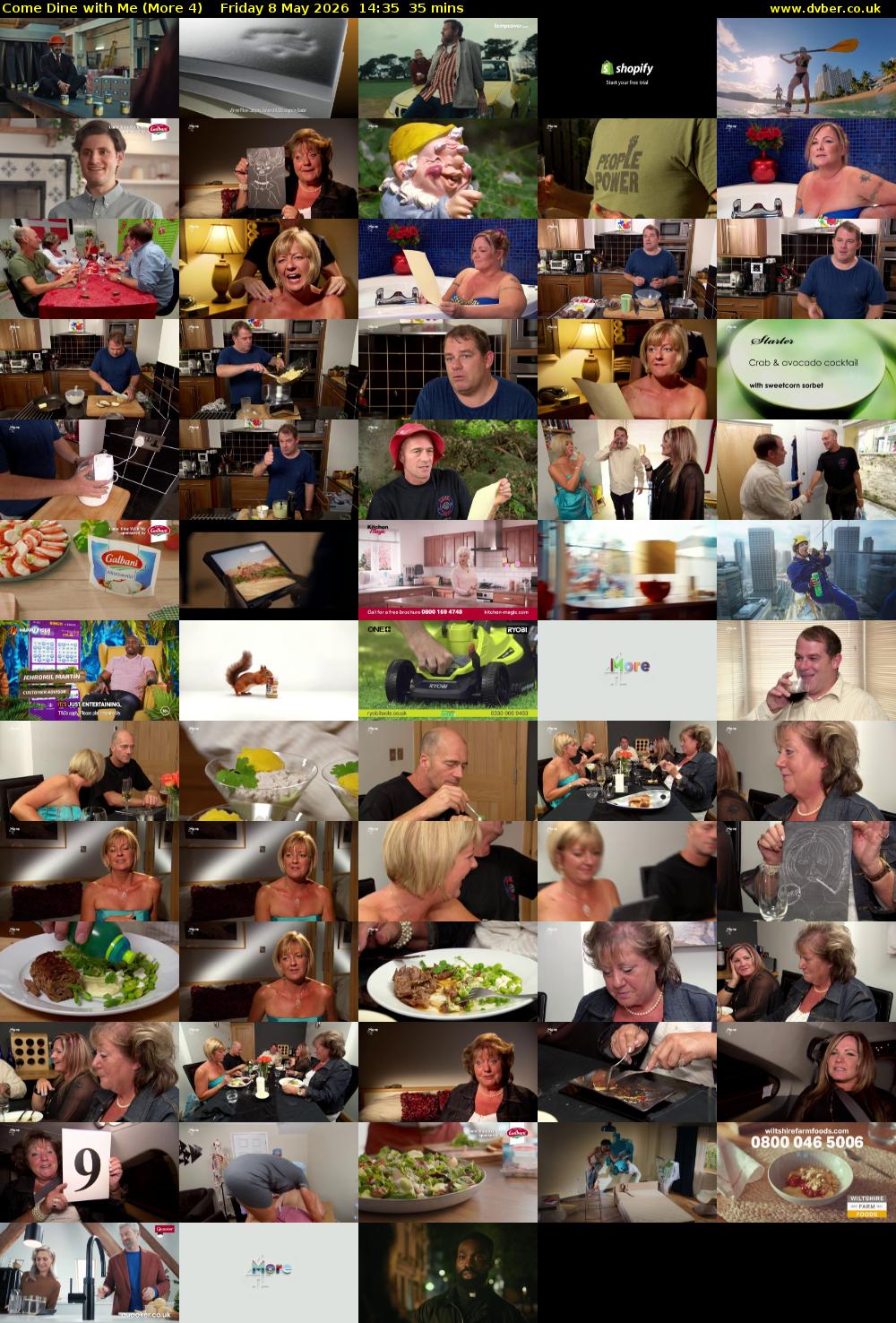 Come Dine with Me (More 4) Friday 8 May 2026 14:35 - 15:10