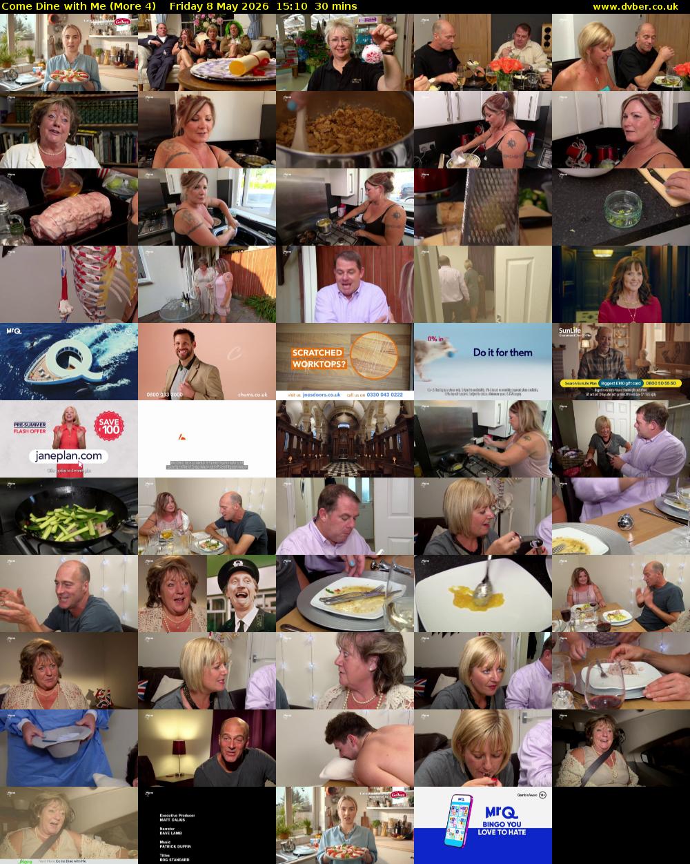 Come Dine with Me (More 4) Friday 8 May 2026 15:10 - 15:40