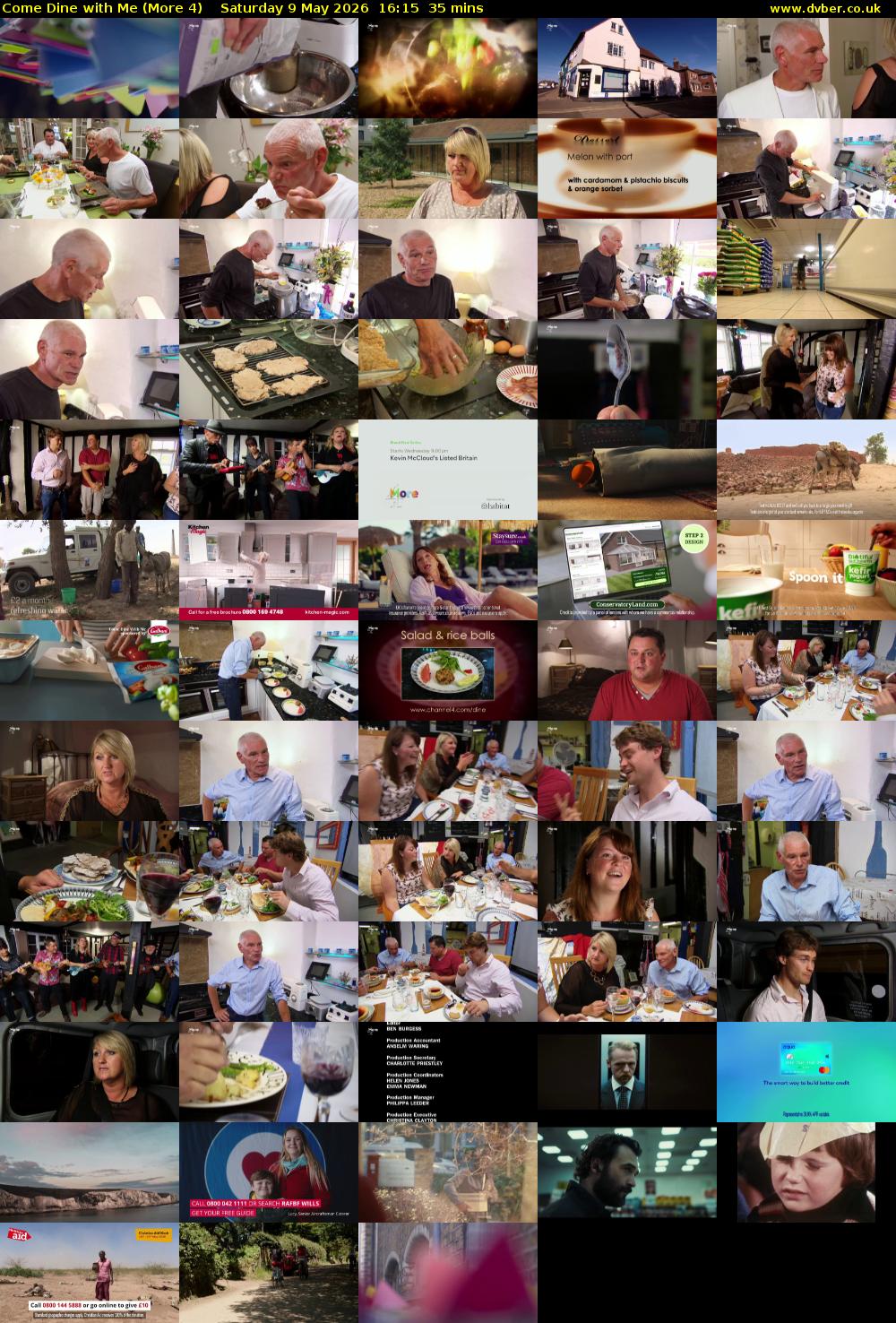 Come Dine with Me (More 4) Saturday 9 May 2026 16:15 - 16:50