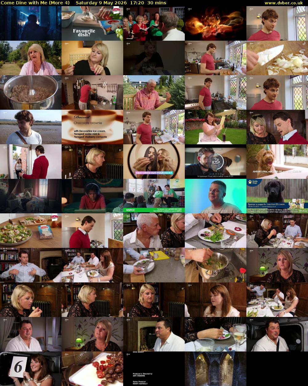 Come Dine with Me (More 4) Saturday 9 May 2026 17:20 - 17:50