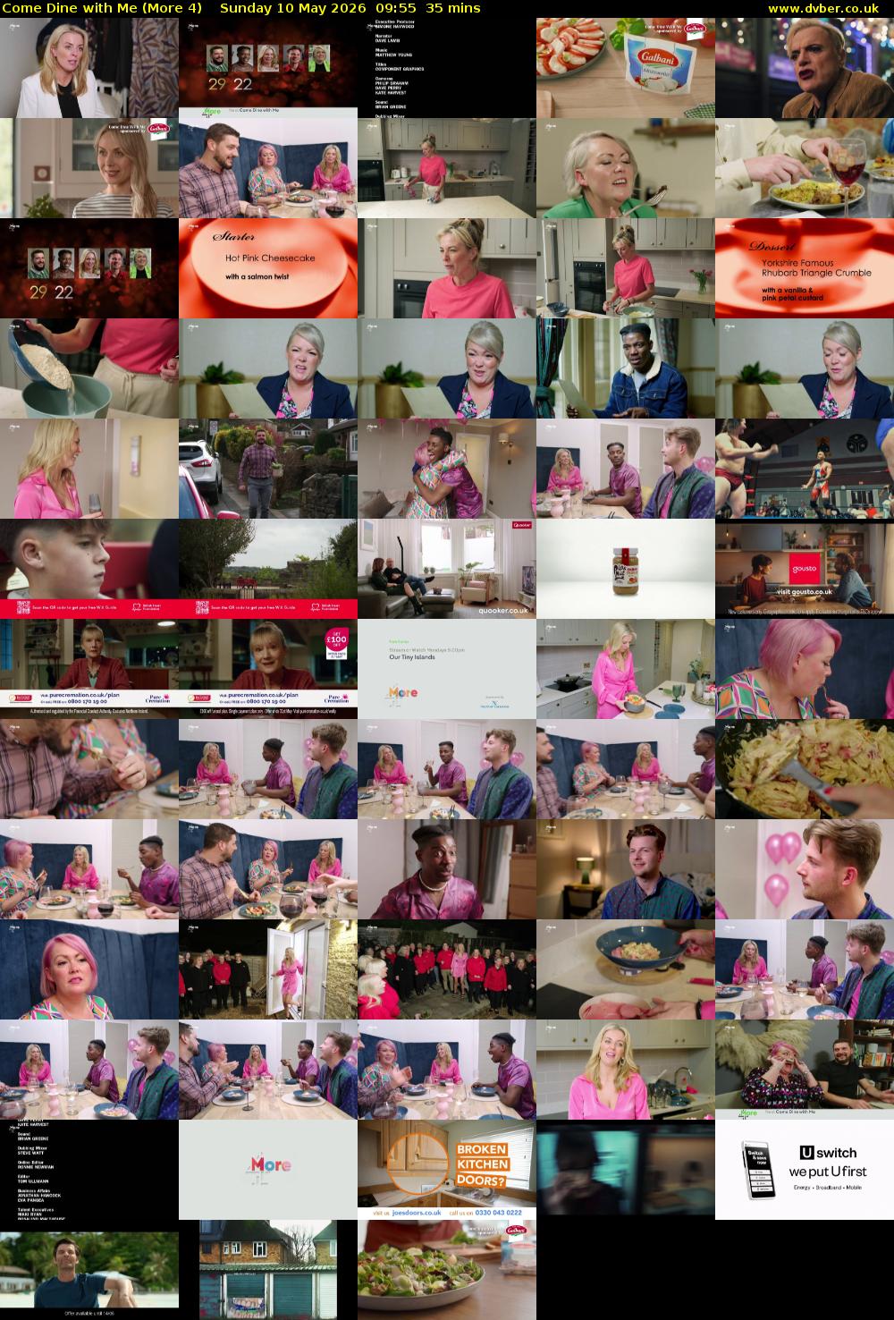 Come Dine with Me (More 4) Sunday 10 May 2026 09:55 - 10:30