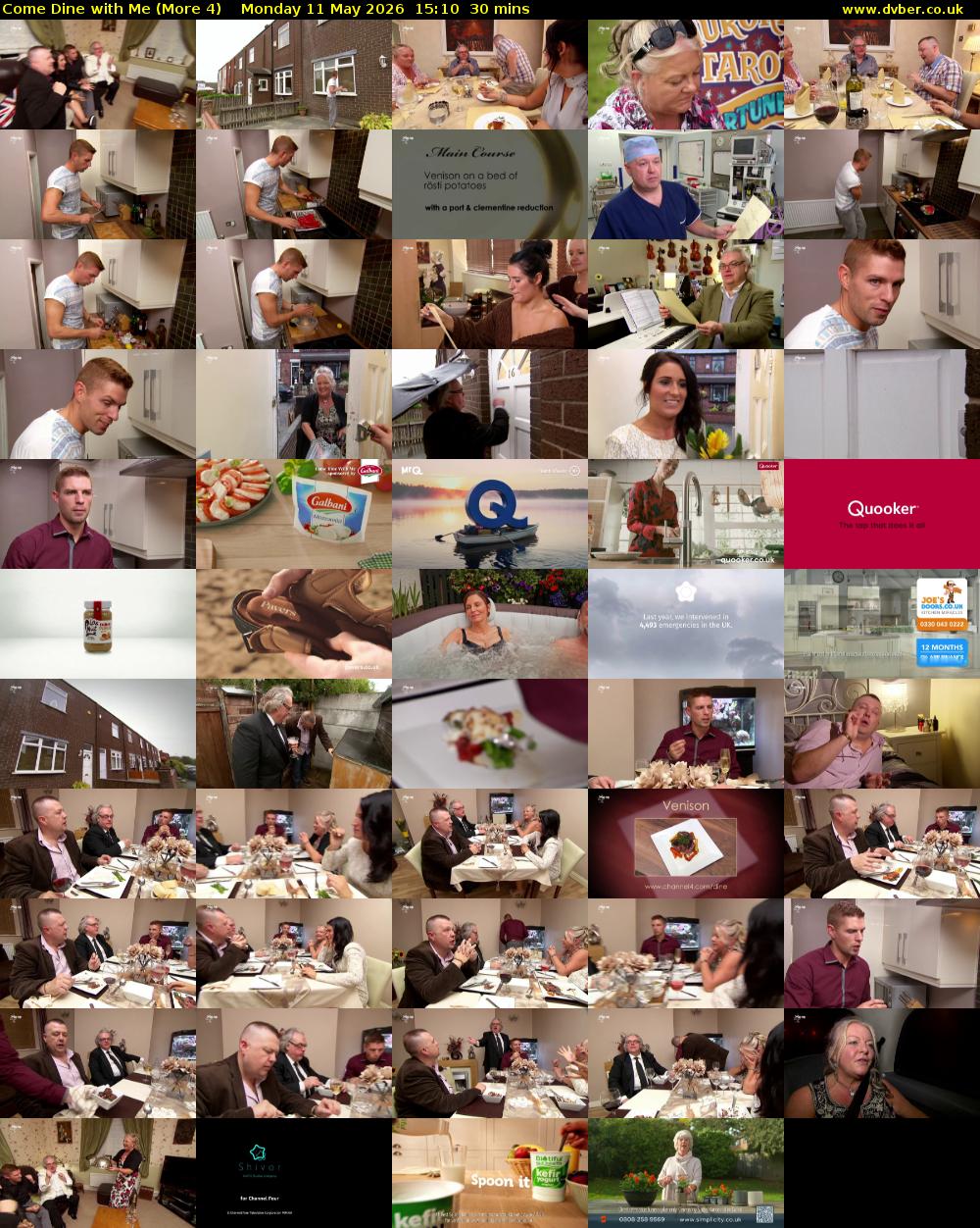 Come Dine with Me (More 4) Monday 11 May 2026 15:10 - 15:40