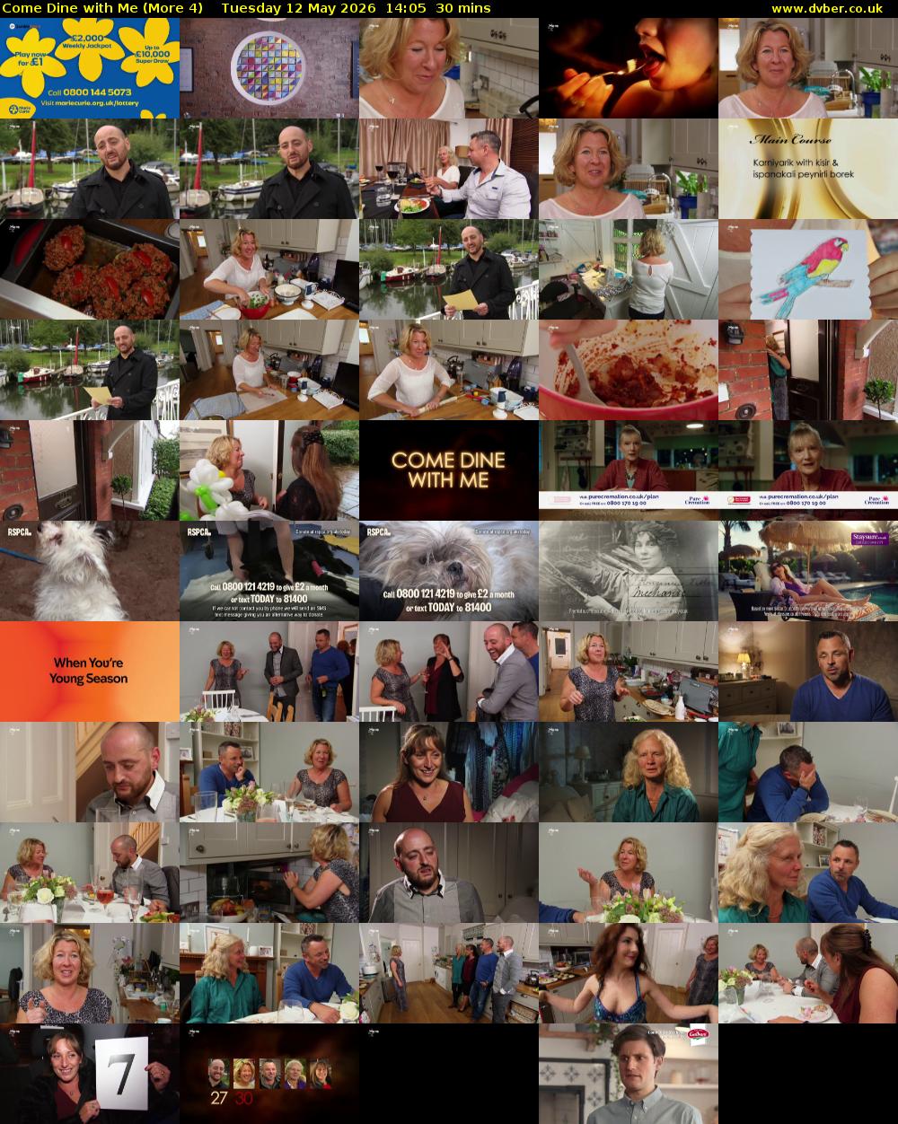 Come Dine with Me (More 4) Tuesday 12 May 2026 14:05 - 14:35