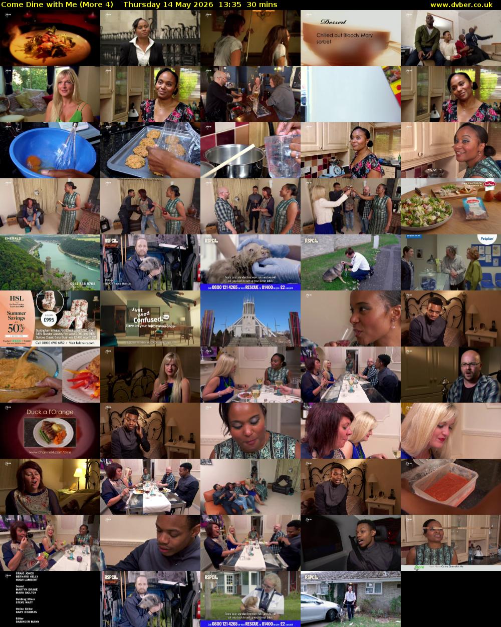 Come Dine with Me (More 4) Thursday 14 May 2026 13:35 - 14:05