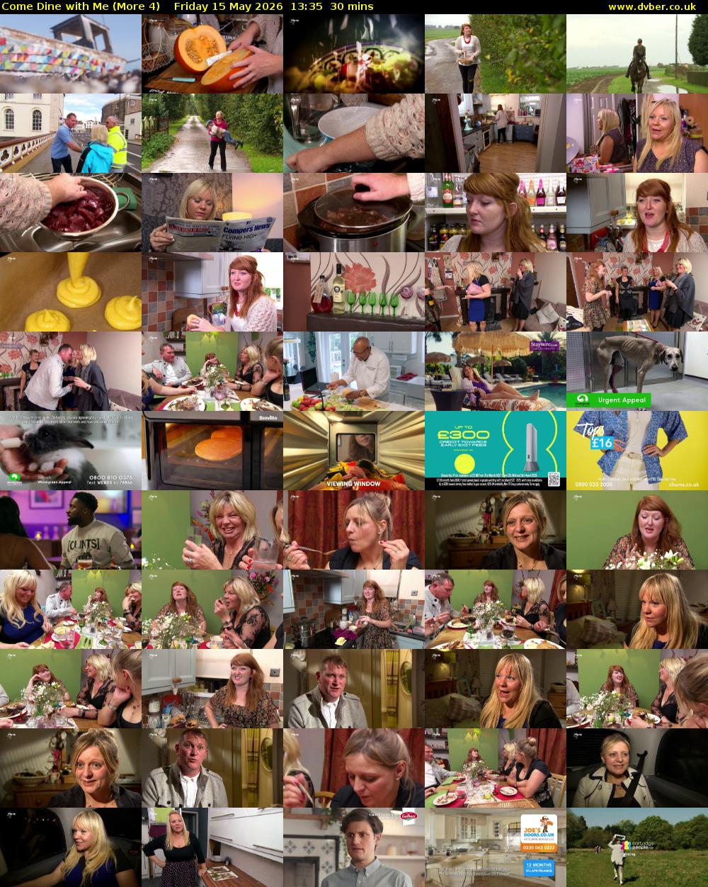 Come Dine with Me (More 4) Friday 15 May 2026 13:35 - 14:05