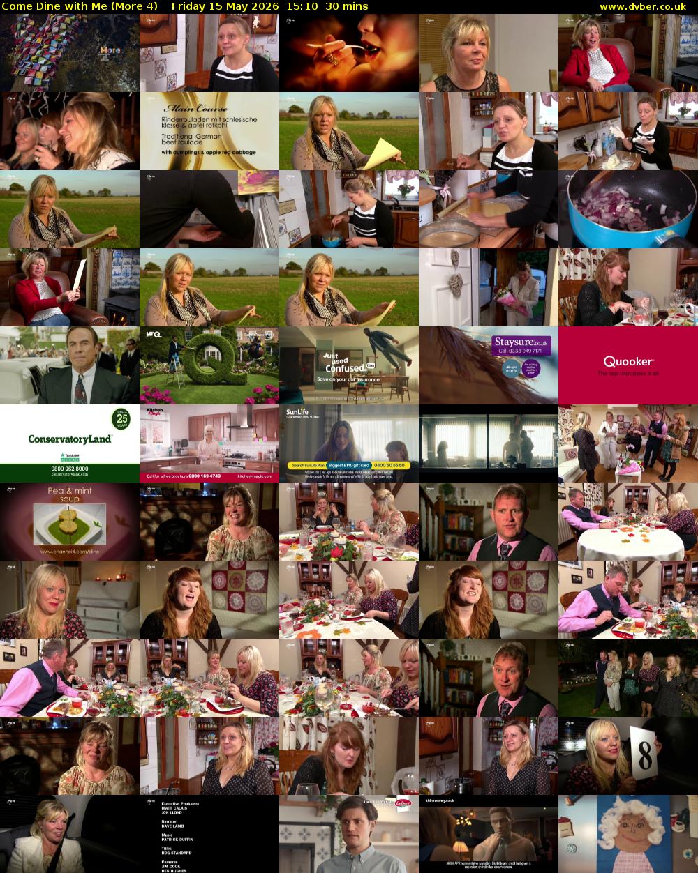 Come Dine with Me (More 4) Friday 15 May 2026 15:10 - 15:40