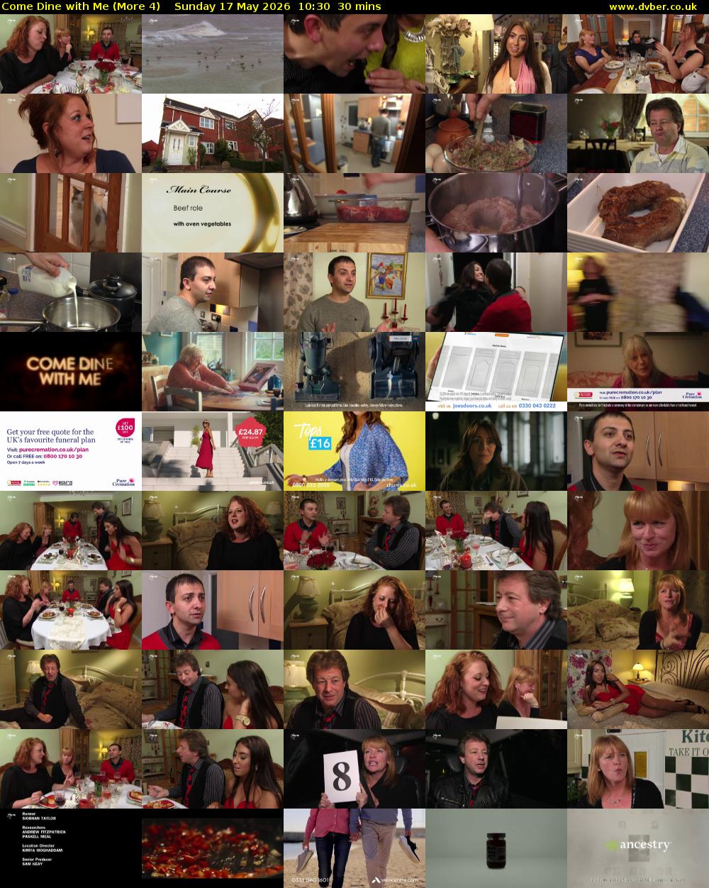 Come Dine with Me (More 4) Sunday 17 May 2026 10:30 - 11:00