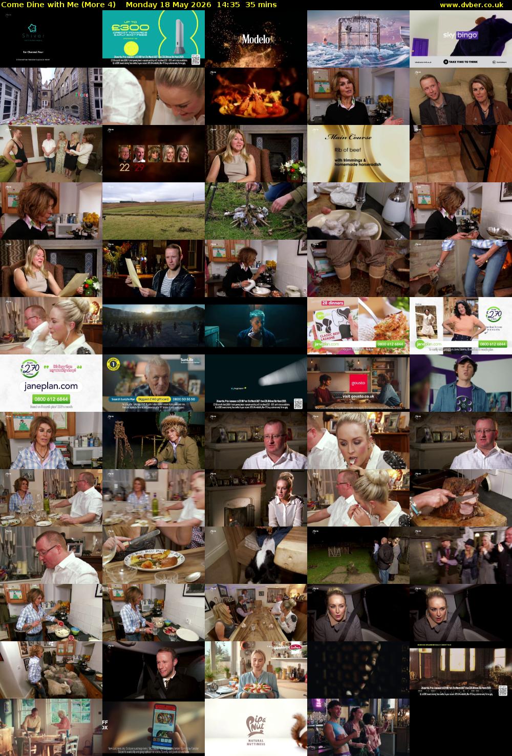 Come Dine with Me (More 4) Monday 18 May 2026 14:35 - 15:10