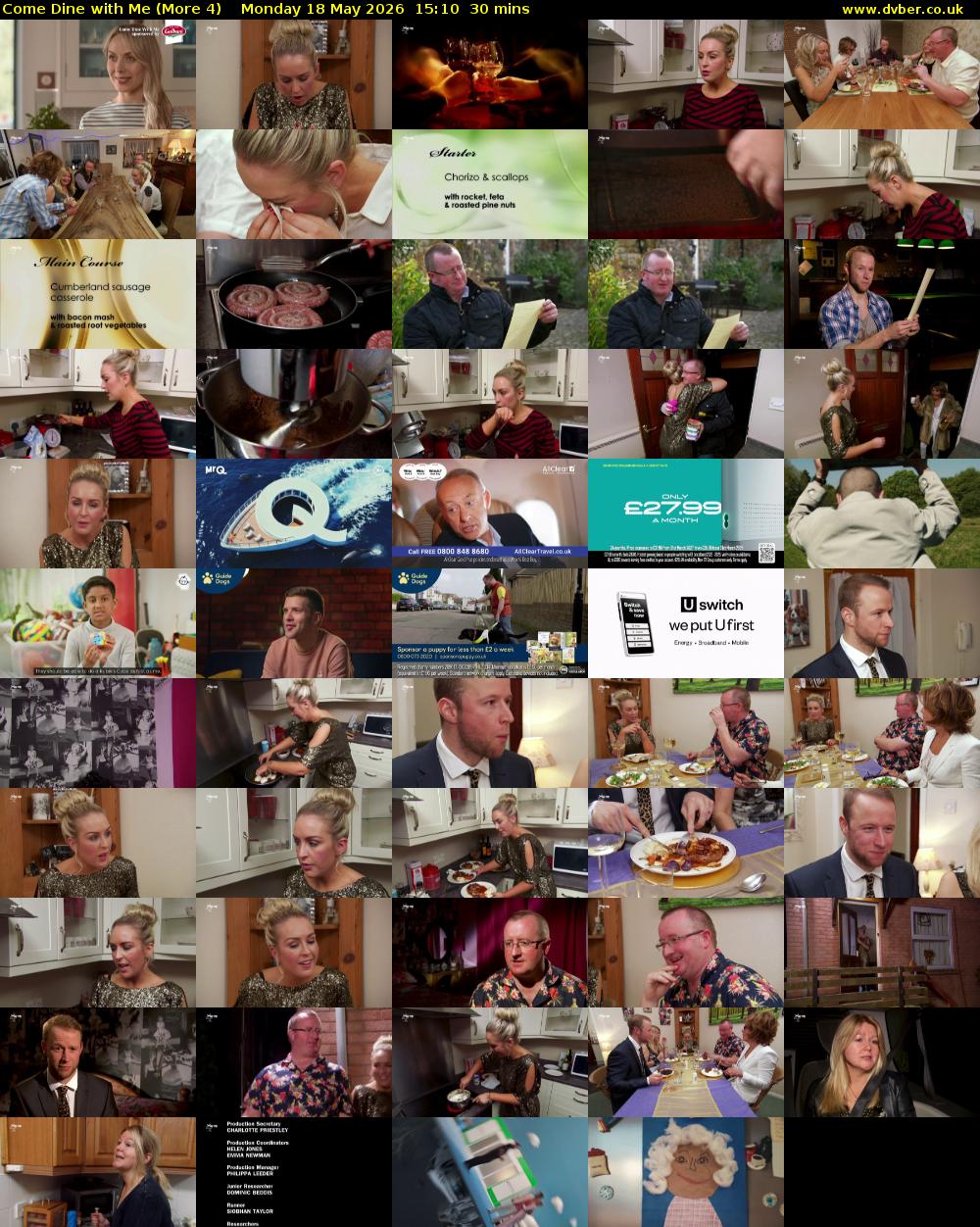 Come Dine with Me (More 4) Monday 18 May 2026 15:10 - 15:40