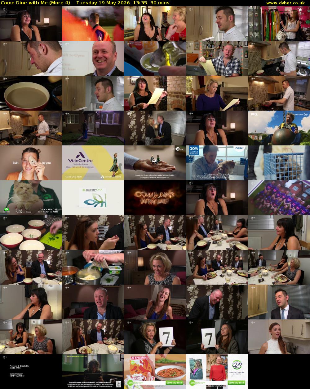 Come Dine with Me (More 4) Tuesday 19 May 2026 13:35 - 14:05