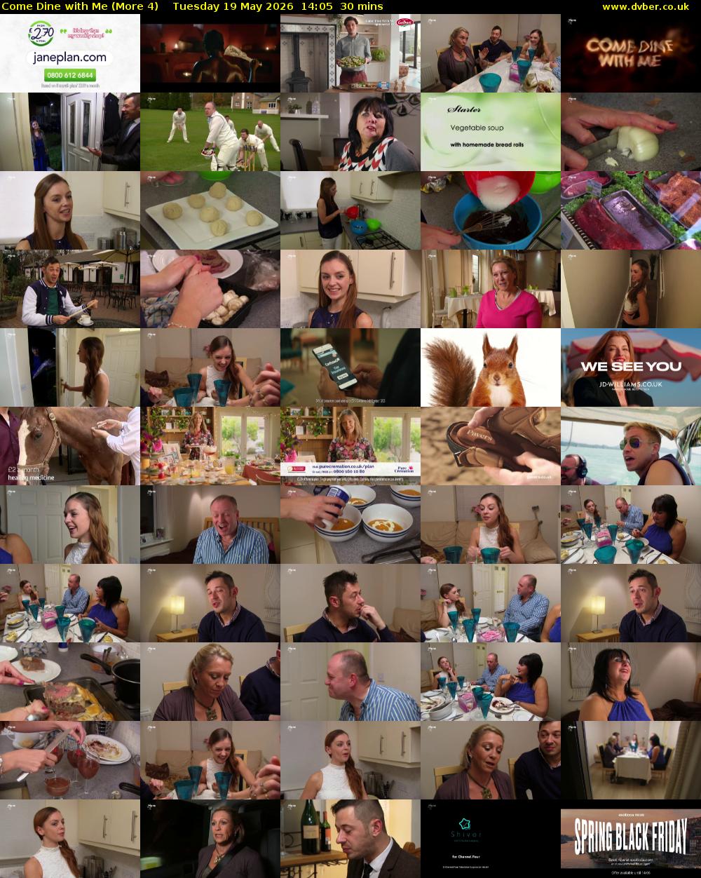 Come Dine with Me (More 4) Tuesday 19 May 2026 14:05 - 14:35