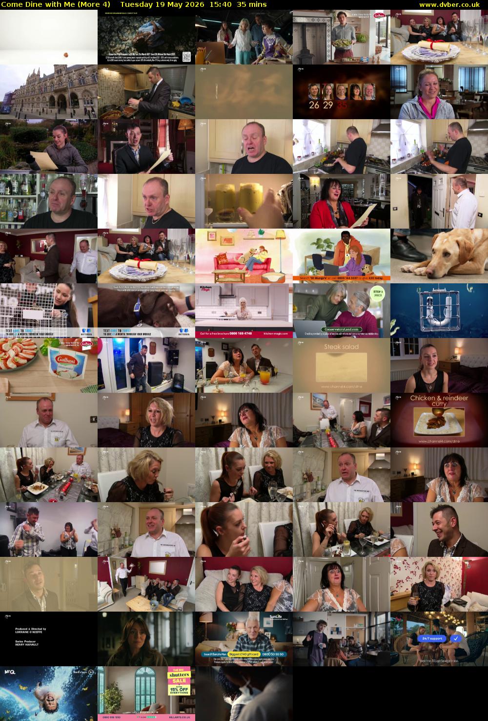Come Dine with Me (More 4) Tuesday 19 May 2026 15:40 - 16:15