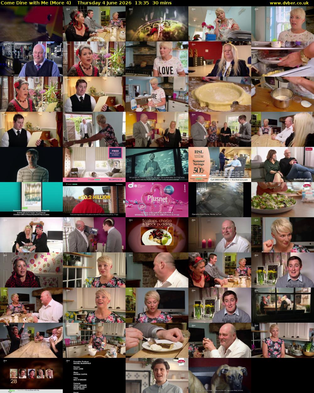 Come Dine with Me (More 4) Thursday 4 June 2026 13:35 - 14:05