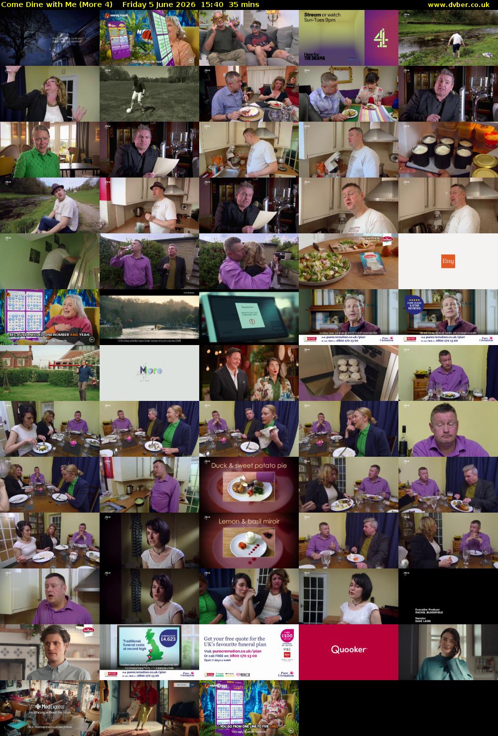Come Dine with Me (More 4) Friday 5 June 2026 15:40 - 16:15