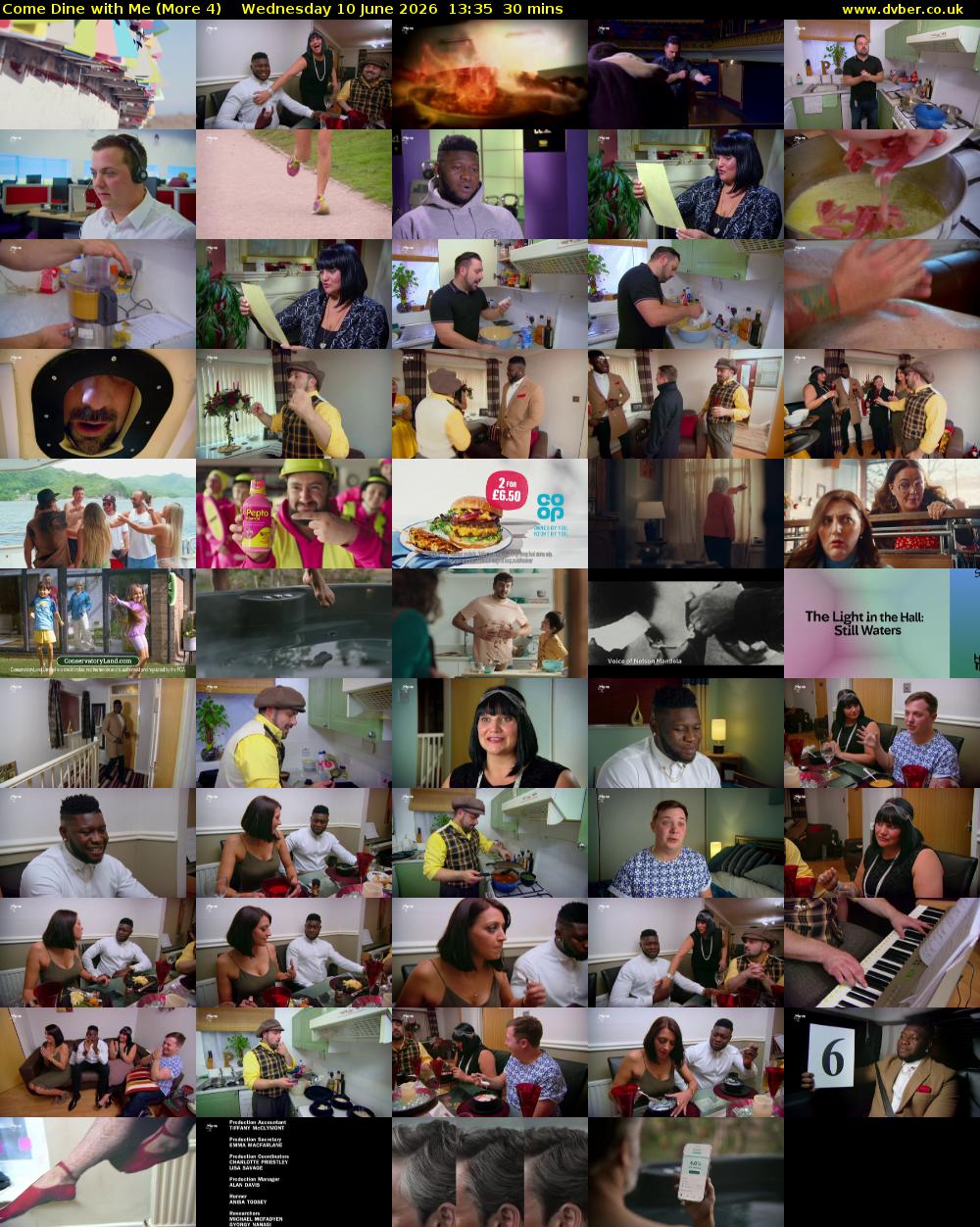 Come Dine with Me (More 4) Wednesday 10 June 2026 13:35 - 14:05