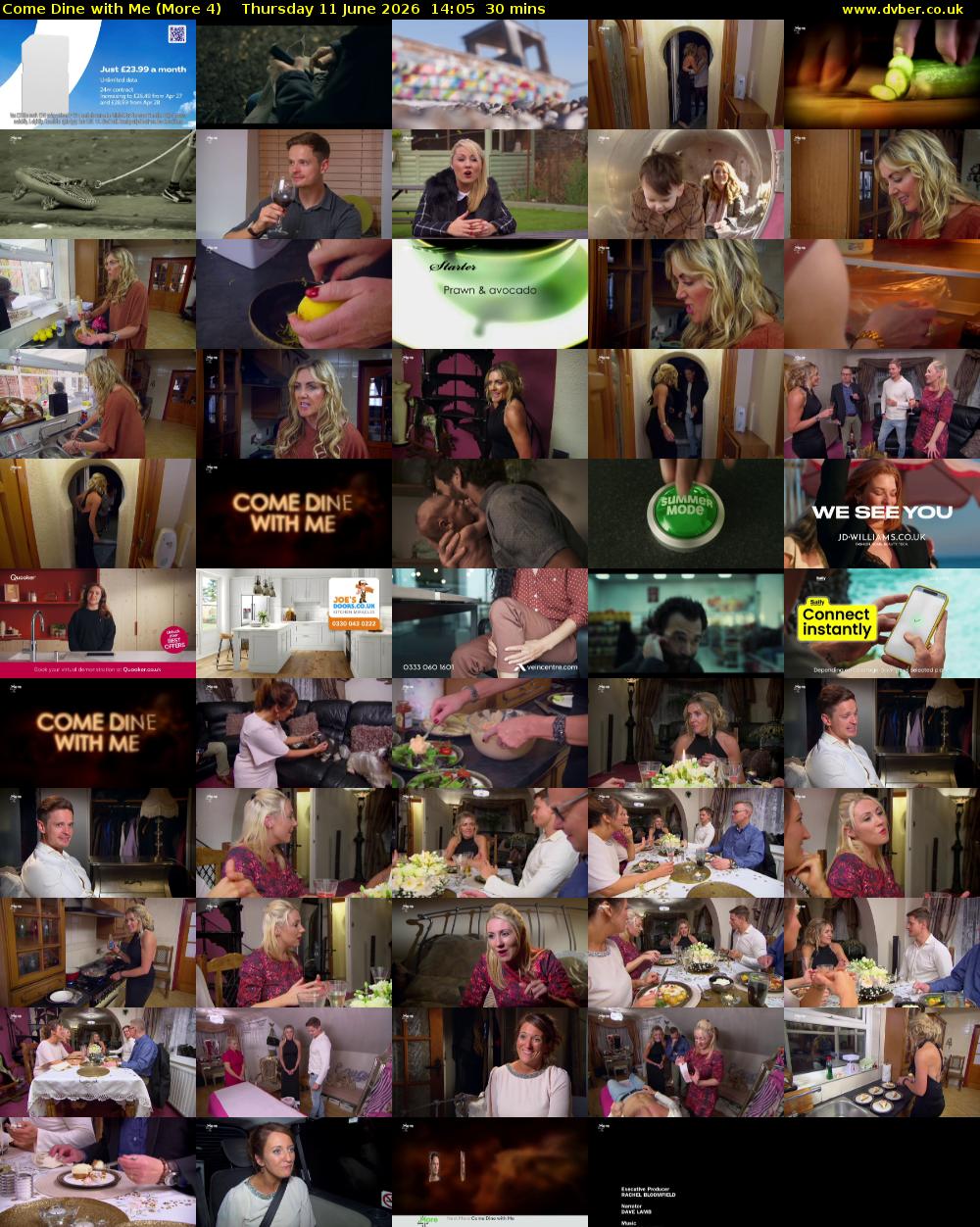 Come Dine with Me (More 4) Thursday 11 June 2026 14:05 - 14:35