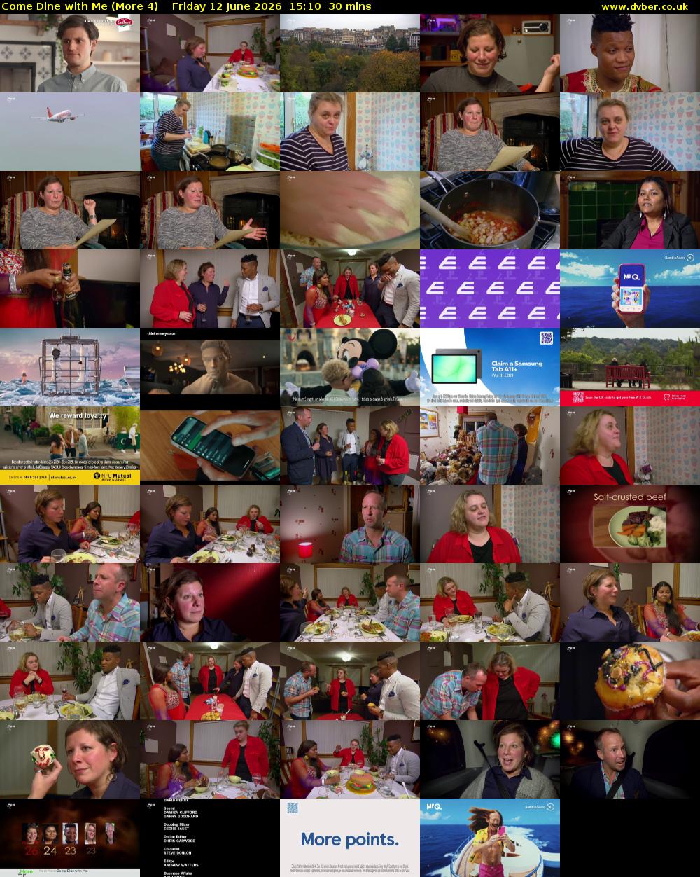 Come Dine with Me (More 4) Friday 12 June 2026 15:10 - 15:40