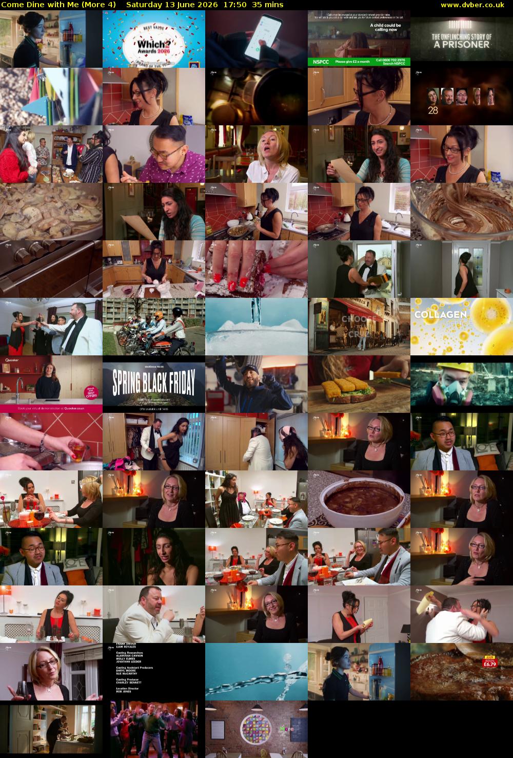 Come Dine with Me (More 4) Saturday 13 June 2026 17:50 - 18:25