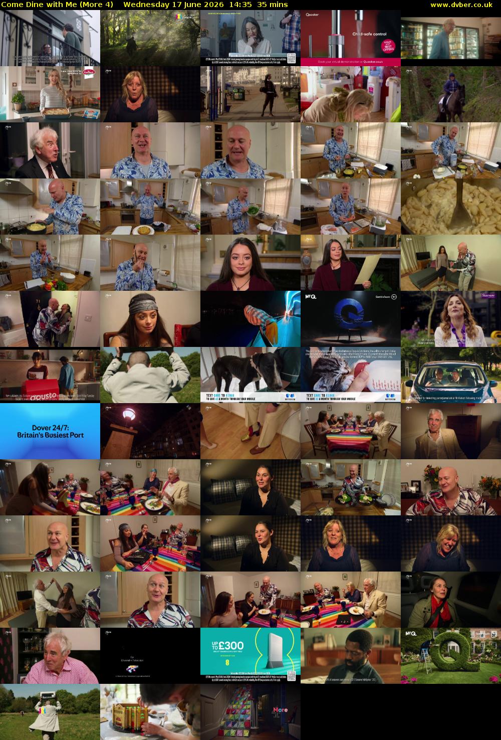 Come Dine with Me (More 4) Wednesday 17 June 2026 14:35 - 15:10