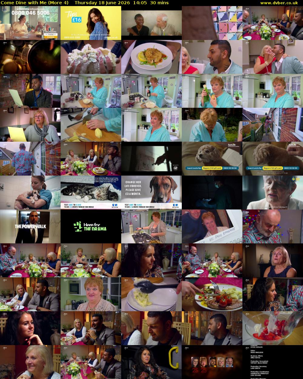 Come Dine with Me (More 4) Thursday 18 June 2026 14:05 - 14:35