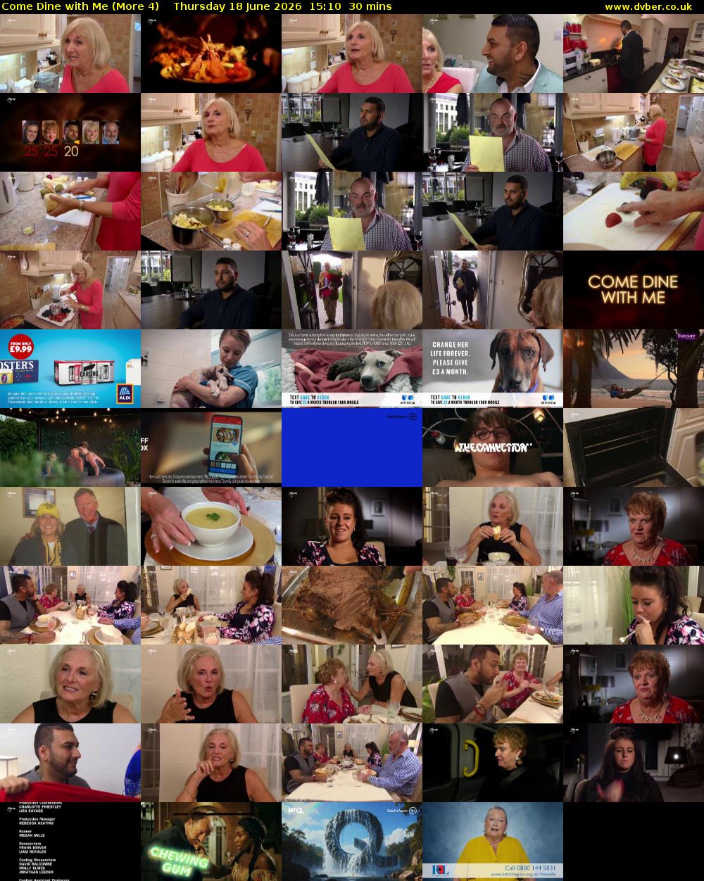 Come Dine with Me (More 4) Thursday 18 June 2026 15:10 - 15:40
