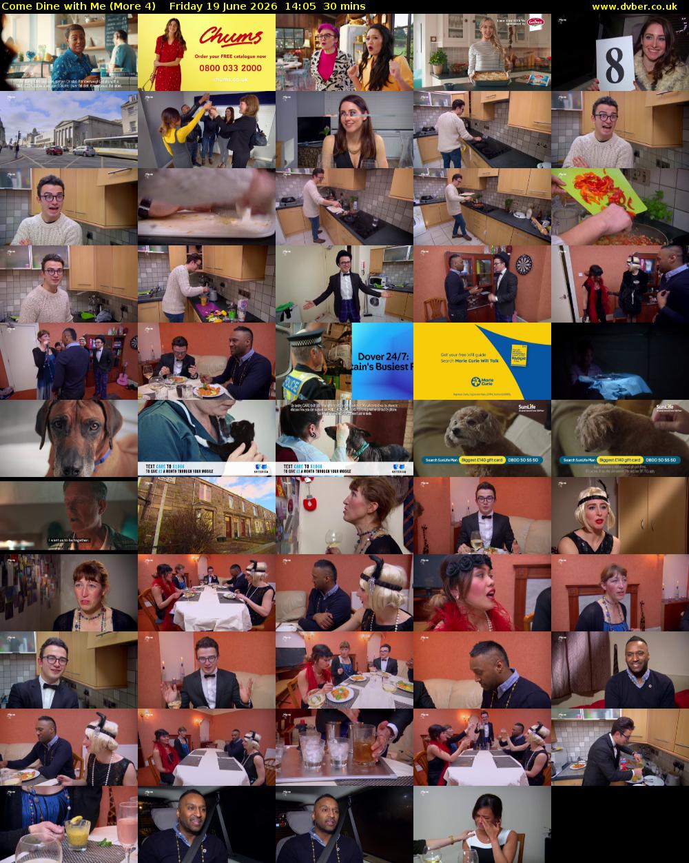 Come Dine with Me (More 4) Friday 19 June 2026 14:05 - 14:35